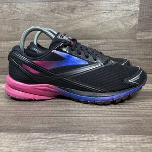 Brooks Launch 4 Black Pink Womens US Size 9 EUR 40.5 1202341B066 Running Shoes